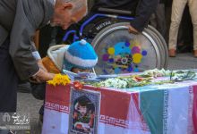 گزارش تصویری |  مراسم تشییع پیکر شهید مدافع حرم محمد قنبریان  